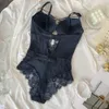 Bras Set BodySuit Lingerie Set Solid Lace Strappy Hollow Out разборка нижнего белья Full Cup Sexy Bra Thong 221010