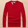 Suéter masculino de marca de crocodilo, bordado, agulha ed, malha de algodão, gola redonda, pulôver de alta qualidade c11339j