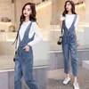 Women's Jeans Denim Overalls Autumn Clothing Foreign Style Small Man Age Reduction and Thin Fashion Womens 221011