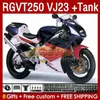 Tanque de kit de atendimento para Suzuki SAPC VJ23 RGVT250 RGV-250CC 97-98 BODS 161NO.37 RGVT-250 RGV-25