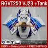 Kairingskittank voor Suzuki Blue White RGV250 SAPC VJ23 RGVT250 RGV-250CC 97 98 Bodywork 161No.15 RGVT-250 RGV-25