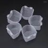 Other Bird Supplies 5 PCS / Set Parrot Hamster Flat Bottom Feeding Cup Hanging Drinking Food Bowl Tools