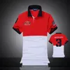 beni di lusso Polo in cotone estivo di dimensioni larghe Camicia manica corta Ricamo Logo Distintivo britannico s-5XL