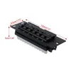 Computer Cables 6 Port CAT5 CAT5E Patch Panel RJ45 Networking Wall Mount Rack Bracket