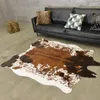 Carpets Black White Cow Carpet Large For Living Room Tapetes Para Sala De Estar Faux Fur Rug Fashion Alfombra