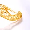 Bangle Collare holle bloemarmband voor vrouwen goud/zilveren kleur sieraden armbanden armbanden meisjes H025