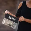 Cosmetic Bags Personalized Stadium Bag Clear Purse Custom Name Monogrammed Wedding Birthday Party Gifts Clutch