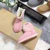 Kış moda kar rahat kız patikleri sıcak deri siyah gri kahverengi pembe botlar tüylü kıllı peluş ayak bileği açık hava anti slip