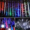 Cordes 30cm LED lumières étanche pluie de météores pluie 8tube lumière extérieure arbre de Noël