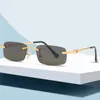 Sonnenbrille Designer okulary męskie okulary przeciwsłoneczne Mężczyźni bezszroce bezszkani retro metalowe optyczne buffy lentes de sol okulary okulary szklanki
