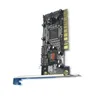 Cavi per computer Adattatore per scheda di espansione controller Raid SATA da PCI a 4 porte per PC desktop HDD SSD