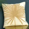 Pillow American Style Velvet Embroidery Decorative Throw Pillows Square Geometry Sofa Car Chair