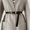 Cintos femininos cinto fino feminino 2022 calças de couro com alça de alta qualidade senhoras em vestidos de grife