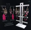 Jewelry Pouches Acrylic Earring Display Joyeros Organizador De Joyas Holder Stand Jewlery Organizer Earing Showing