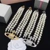 New Fashion Pearl Beaded Necklaces for Women designer jewelry gift