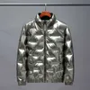 Parkas en duvet pour hommes manteau à col montant court pour hommes haut brillant G221010