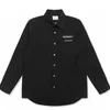 Camicie firmate casual da uomo di marca Burbreries Design la 22 Nuova camicia a maniche lunghe Iron Free Casual Solid M-xxxl Burberies