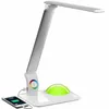 Lampes de table moderne 9w Led lampe de bureau avec Port de Charge 5v 3 luminosité atmosphère romantique Rgb éclairage Base bureau d'étude