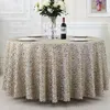 Tischdecke Hochzeit Party Weiße Tischdecken Polyester Jacquard El Bankett Esstische Abdeckung Multi Größen Overlays Home Decor