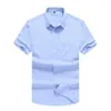 M￤ns avslappnade skjortor stor storlek 8xl9xl rutig sommar mode kemise homme mens rutiga kort ￤rmskjorta m￤n blus