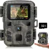 Caméras de chasse en plein air Mini Trail Camera 4K HD 20MP 1080P Infrarouge Vision nocturne Motion Activé de chasse Activé Game de chasse IP66 Waterpro1799793