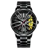 Horloges Herenhorloges Waterdicht Wielhorloge Autovelg Quartz Sport Voor Heren Klok Heren Spinning259k