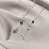 Charm 925 Silver Three Dimensional Turquoise Daisy Tassel أقراط التصميم الحصري Jewel Salevision Sale7A4i