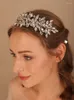 Copricapo Copricapo da sposa con strass di lusso Accessori per capelli da sposa alla moda Copricapo da sposa fatto a mano Gioielli da ballo per le donne