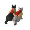 Vêtements de chien chiens chats automne d'hiver animaux de Noël hamburgers vêtements chauds vêtements drôles