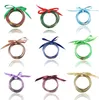 1set/5pcs 20 Colors Multi-layer Silicone Bracelet Twinkle Bangle Ribbon Set For Women Girls Bow PVC Bracelet Party Gift