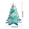 Juldekorationer Giftskulpturdekoration med sjöstjärnor conch hantverk prydnad vacker kreativ unikt harts 15/20 cm inget lim miniträd