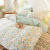 Ensembles de literie Ensemble de literie 100% coton Housse de couette Taies d'oreiller Respirant Style floral rafraîchissant 16 tailles 221010