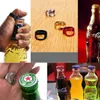 Abridores de botellas de anillo de dedo portátiles Herramienta de barra de cerveza de acero inoxidable colorida RRE14858