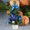 Christmas Decorations Tree Artificial 3D Colorful DIY Shiny Small Xmas Holiday Supplies