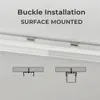 Lamp Holders 5-20pcs/lot Strip Light U-shape Mounting Buckle Aluminum Profile Fixing Clip For LED Neon Base Holder Bracket Fitting