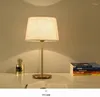 Table Lamps Golden Wrought Iron U-tube Creative Living Room Study LED Cloth Rt Desk Lmp Of Bedroom The Hed Bed El