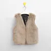 Dames bont faux vest vrouwen 2022 Casual slanke lente herfst mouwloze jas jas winter 2xl vest femme kaki zwarte streetwear