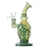 팩 독특한 Faberge rab Egg Bong Hookahs 샤워 헤드 퍼크 퍼콜레이터 헤드 유리 오일 DAB 장비 14mm 조인트 워터 파이프 두꺼운 흡연 봉.