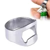 Portable Finger Ring Bottle Openers Colorful Stainless Steel Beer Bar Tool RRE14858