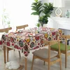 Bordduk Cfen A's Quality Sun Flower Fine Cotton Emp Vintage Lace Thick Printed Dining TablecoLt