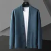 Chandails pour hommes Nouveau automne et hiver marque de luxe bouton cardigan créateur de mode pour hommes épais pull chaud veste décontracté tricoté G221010