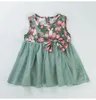 Girl Dresses Babany 0-6 Years Infant Baby Girls Crew Neck Tulip Bow Sleeveless Clothing By Designer Born Cotton & Yarn Dress