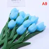 Decorative Flowers 1pc Artificial Garden Tulips Real Touch Tulip Bouquet Decor For Home Wedding Festival