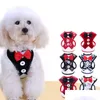 Dog Collars Leashes Small Dog Evening Dress Bowknot Waistcoat Harness Leashes Set Walking Dogs Leash Pet Supplies Drop Delivery 2022 Dh6Xi