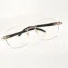 New large frame transparent lens 4189706 natural L size X diamond natural horn suitable for men and women to wear 3mm thick lenses