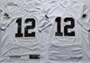 NCAA University Football College 12 Ian Book Jersey 3 Joe Montana All Szygowana drużyna granatowy biały zielony kolor dla fanów sportu oddychający dobry/wysokiej jakości w sprzedaży