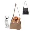 Housses de siège de voiture pour chien, sac de transport Portable, Style Simple, marron, respirant pour petits chiens, marque de luxe de haute qualité