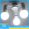 Lamba tutucuları E27 ila LED ampul tutucusu 3 1/4 1/5 1 taban soket ayırıcı ışık adaptörü hortumu