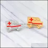 Pins Brooches Ambance Pins Badges Brooches Lapel Pin Brooch Doctor Nurse Medical School Graduation Gift Jewelry 372 T2 Drop Delivery Dhyoe