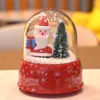 Decorative Figurines Christmas Gift Musical Box Snowman Snow Globe 3D Cartoon Decoration Music